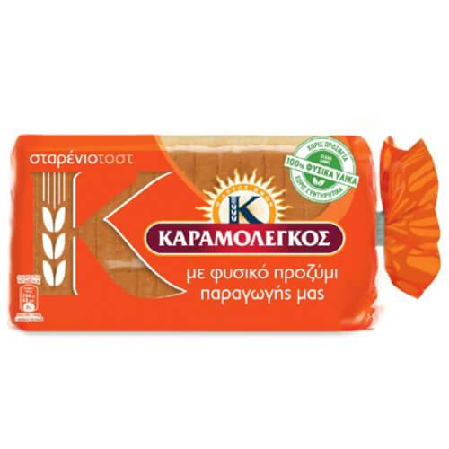 ΚΑΡΑΜΟΛΕΓΚΟΣ ψωμί του τοστ σταρένιο 340gr