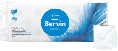 SERVIN χαρτί υγείας Premium 3φυλλο 10x95gr