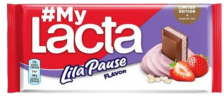 LACTA σοκολάτα lila pause 100gr