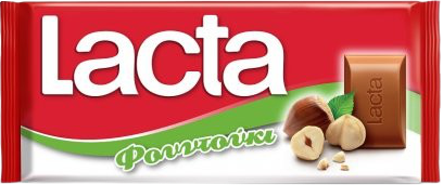 LACTA σοκολάτα με φουντούκι 85gr