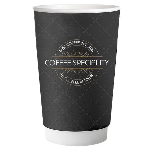 COFFEE SPECIALITY ποτήρι χάρτινο double wall 12-14oz 25τεμ