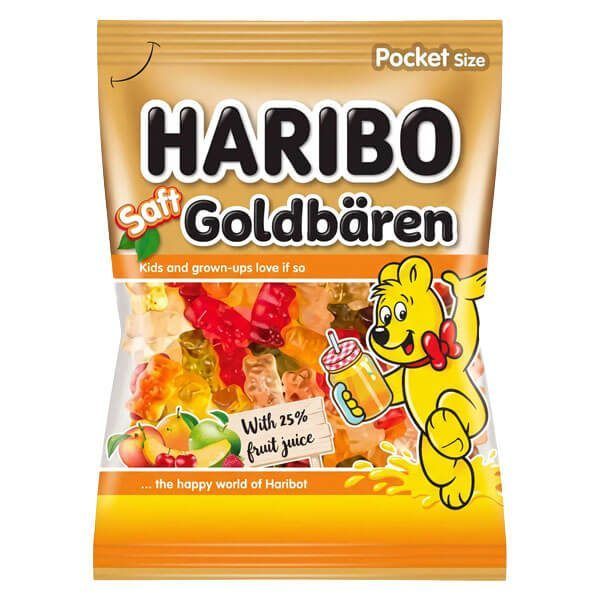 HARIBO ζελεδάκια goldbears saft με 25% χυμό 85gr