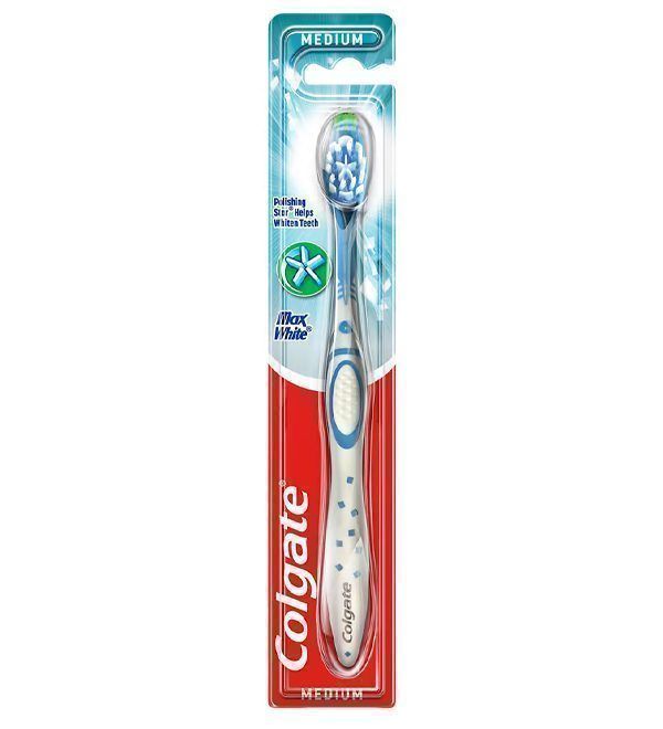 COLGATE οδοντόβουρτσα max white polishing σε διάφορα χρώματα μέτρια 1τεμ