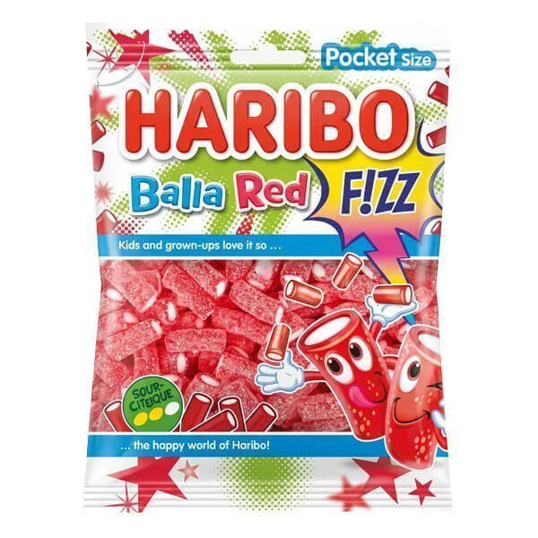 HARIBO ΖΑΧΑΡΩΤΑ 70gr - (BALLA RED) (FIZZ)