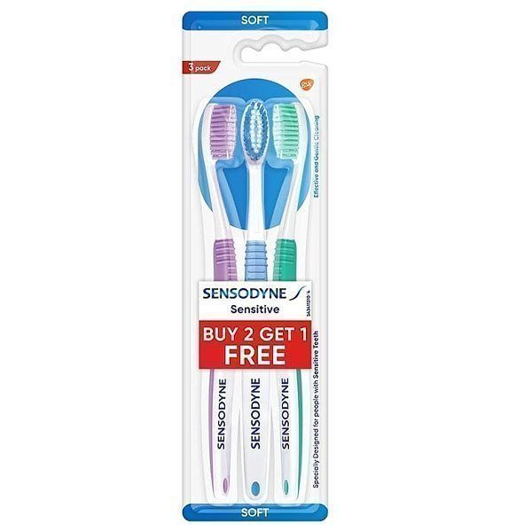 SENSODYNE ΟΔΟΝΤΟΒΟΥΡΤΣΑ - (SENSITIVE) (3τεμ.)