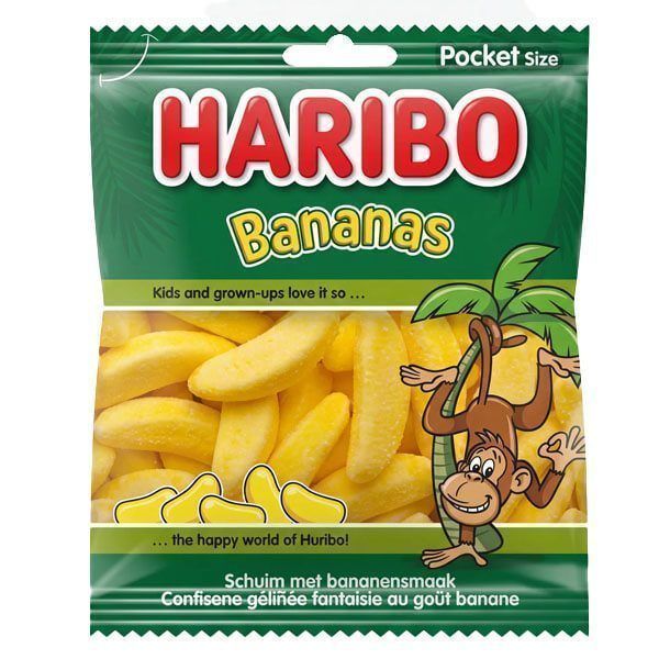 HARIBO ΖΑΧΑΡΩΤΑ 70gr - (BANANAS)