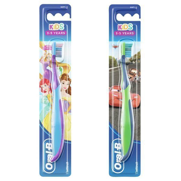 ORAL-B ΟΔΟΝΤΟΒΟΥΡΤΣΑ KIDS - (ΠΑΙΔΙΚΗ) (3-5 ΕΤΩΝ) (CARS/PRINCESS) (SOFT)