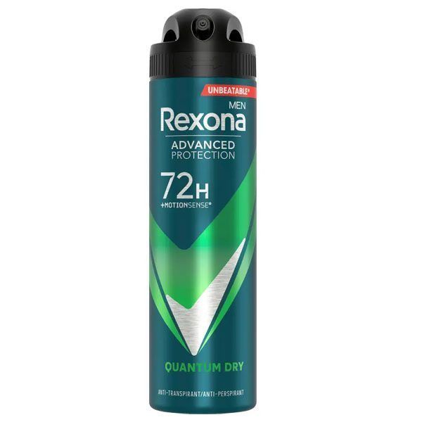 REXONA SPRAY MEN 150ml - (QUANTUM DRY) (72H)