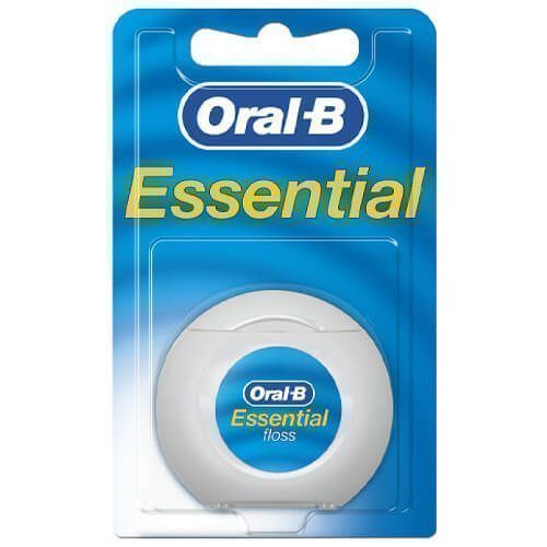 ORAL-B ΟΔΟΝΤΙΚΟ ΝΗΜΑ ΚΕΡΩΜΕΝΟ ESSENTIAL FLOSS 50m - (MINT)