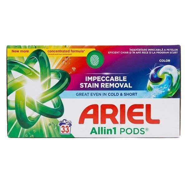 ARIEL PODS ΠΛΥΝΤΗΡΙΟΥ ΡΟΥΧΩΝ 33τεμ. - (COLOR)