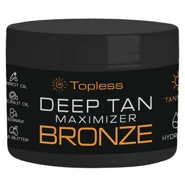 TOPLESS ΚΡΕΜΑ ΜΑΥΡΙΣΜΑΤΟΣ DEEP TAN MAXIMAZER BRONZE 180ml