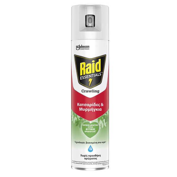 RAID ΚΑΤΣΑΡΙΔΟΚΤΟΝΟ AEROSOL ESSENTIALS 400ml