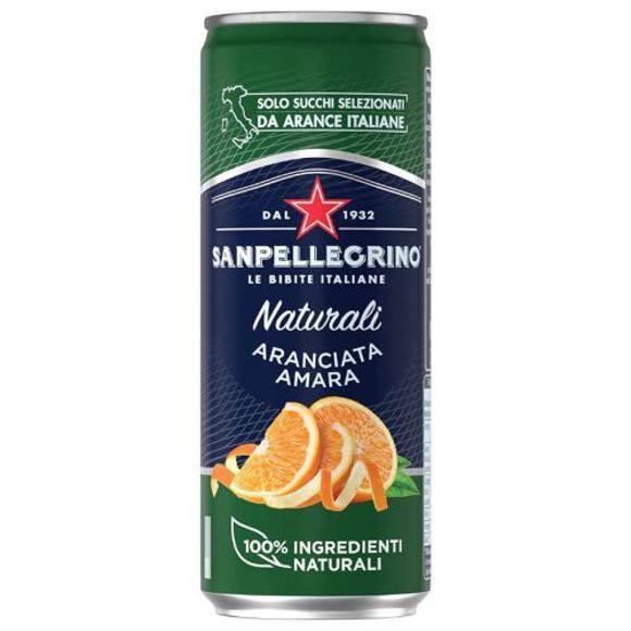S. PELLEGRINO ΑΝΘΡΑΚΟΥΧΟ ΑΝΑΨΥΚΤΙΚΟ 330ml ORANGE και QUININE