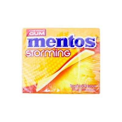 MENTOS ΤΣΙΧΛΕΣ STORMING TROPICAL FLAVOUR Χ/Ζ 33gr