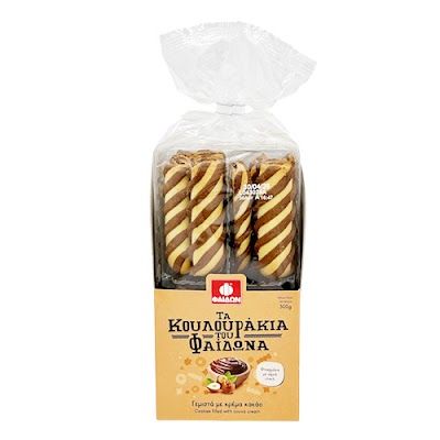 ΦΑΙΔΩΝ κουλουράκια με κρέμα κακάο 300gr
