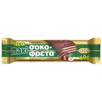 ION σοκοφρέτα με φουντούκι maxi 60gr
