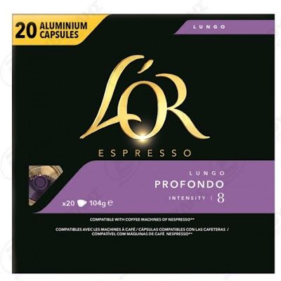 L'OR καφές espresso Lungo profondo σε κάψουλες συμβατές με μηχανή Nespresso 20τεμ