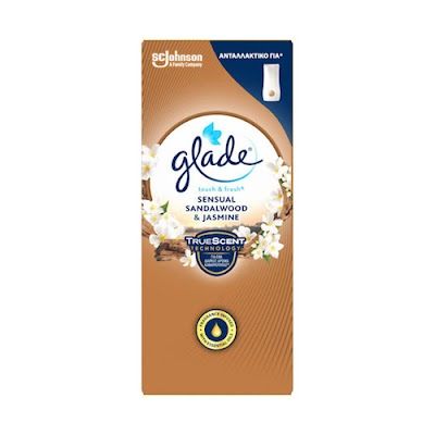 GLADE αποσμητικό χώρου ηλεκτρική συσκευή με ανταλλακτικό σανταλόξυλο και γιασεμί 10ml
