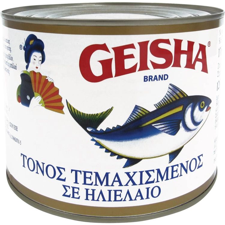 GEISHA τόνος σε ηλιέλαιο τεμαχισμένο 1705gr