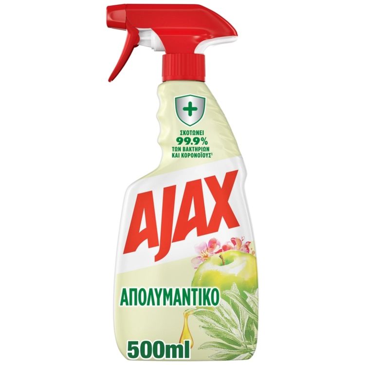 AJAX καθαριστικό απολυμαντικό με αιθέραια έλαια ανθή μηλιάς 500ml