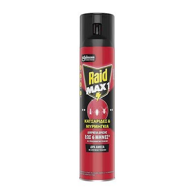 RAID κατσαριδοκτόνο max1 spray 300ml