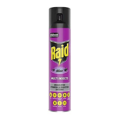 RAID εντομοκτόνο multi insects spray 300ml