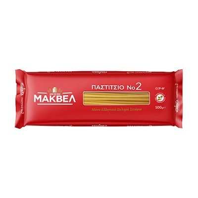 ΜΑΚΒΕΛ ζυμαρικά σπαγγέτι παστίτσιο Νο2 500gr