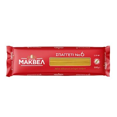 ΜΑΚΒΕΛ ζυμαρικά σπαγγέτι Νο6 500gr