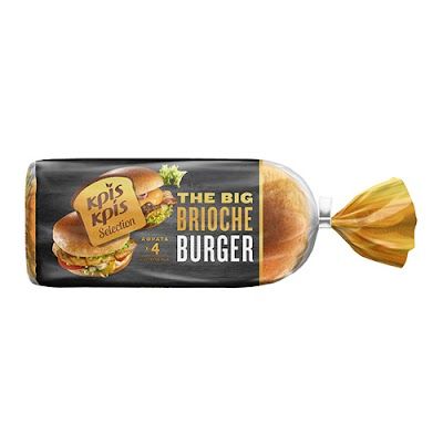 ΚΡΙΣ ΚΡΙΣ ψωμάκια για burger selection brioche 4x75gr