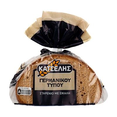 ΚΑΤΣΕΛΗΣ ψωμί γερμανικού τύπου σταρένιο με σίκαλη 500gr
