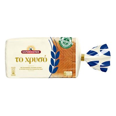 ΚΑΡΑΜΟΛΕΓΚΟΣ ψωμί τοστ Το Χρυσό 360gr