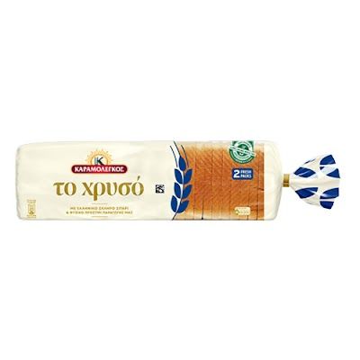 ΚΑΡΑΜΟΛΕΓΚΟΣ ψωμί τοστ Το Χρυσό 720gr
