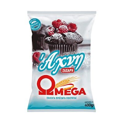 ΩΜΕΓΑ ζάχαρη άχνη εισαγωγής 400gr