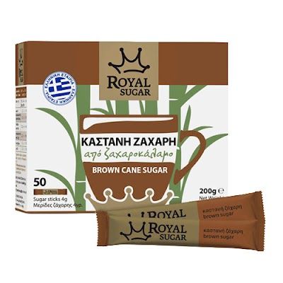 ROYAL ζάχαρη καστανή σε στικ 50τεμ