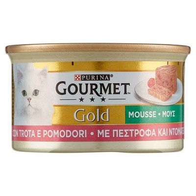 GOURMET GOLD ΓΑΤΟΤΡΟΦΗ 85gr - (ΠΕΣΤΡΟΦΑ και ΝΤΟΜΑΤΑ)