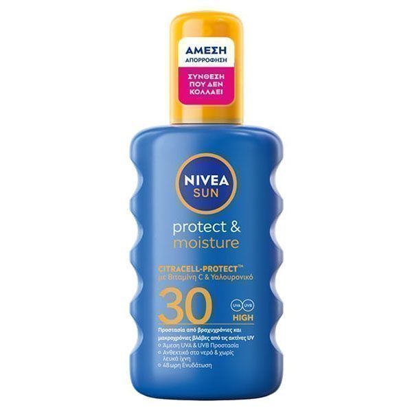 NIVEA SUN PROTECT και MOISTURE 200ml - (SPF30) (SPRAY)