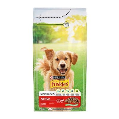 FRISKIES ΣΚΥΛΟΤΡΟΦΗ 1,5kg - (ACTIVE) (ΜΟΣΧΑΡΙ)