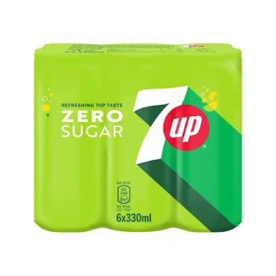 7 UP αναψυκτικό zero χωρίς ζάχαρη 6x330ml – Αναψυκτικά