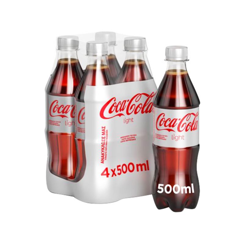 COCA COLA αναψυκτικό light 4x500ml – Αναψυκτικά