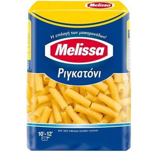 MELISSA ζυμαρικά ριγκατόνι 500gr