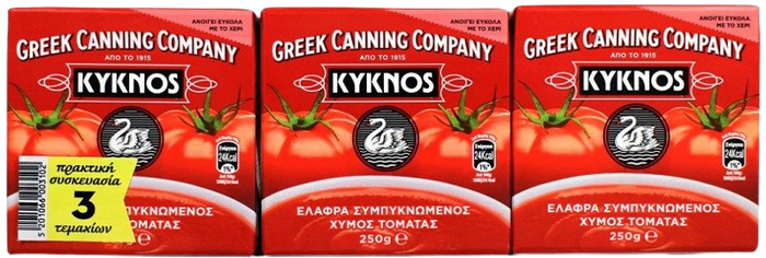 ΚΥΚΝΟΣ χυμός τομάτας 3x250ml