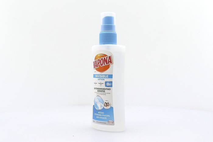 VAPONA εντομοαπωθητική λοσιόν invisible 100ml