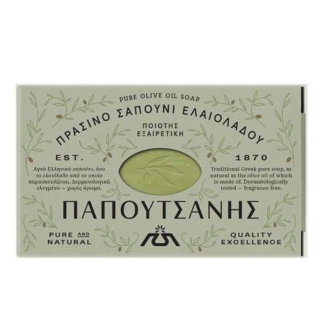 ΠΑΠΟΥΤΣΑΝΗΣ σαπούνι φυτικό με ελαιόλαδο πράσινο 125gr