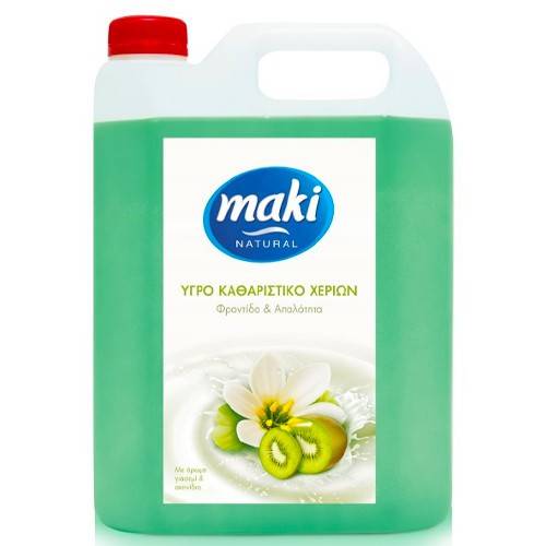MAKI υγρό καθαριστικό χεριών γιασεμί και ακτινίδιο 4lt