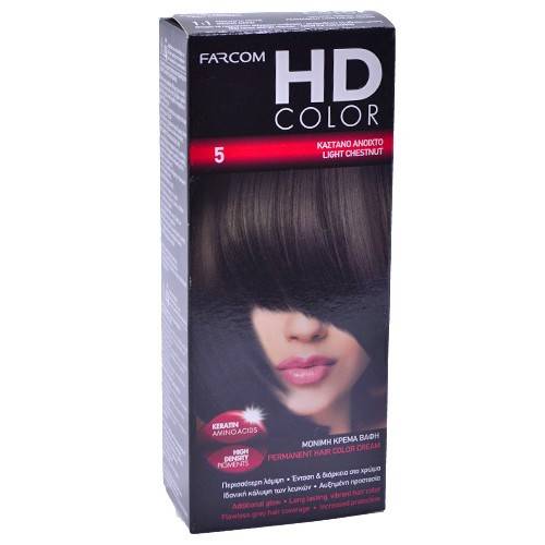 FARCOM HD color set βαφή μαλλιών No5 60ml