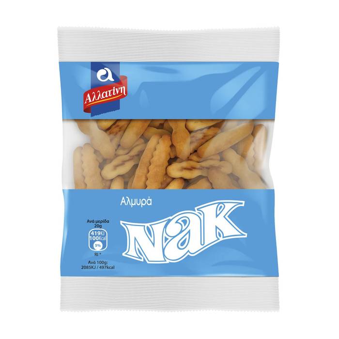 ΑΛΛΑΤΙΝΗ αλμυρά σνακ νακ 40gr