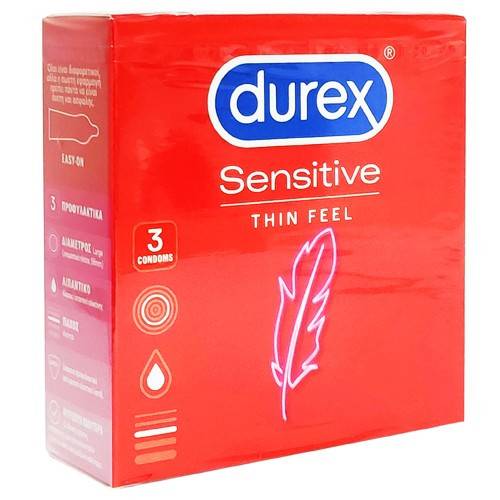 DUREX προφυλακτικά sensitive 3τεμ