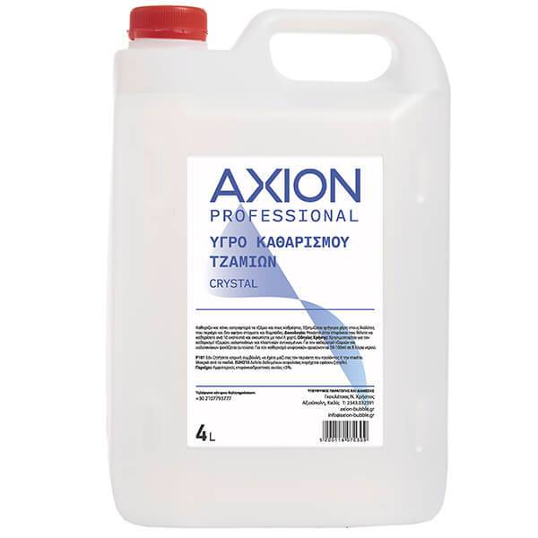 AXION υγρό καθαρισμού τζαμιών crystal 4lt
