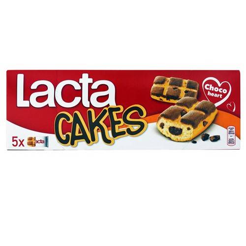 LACTA choco heart cakes 175gr