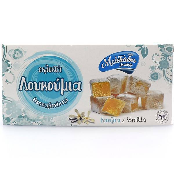 ΜΕΛΕΤΙΑΔΗΣ λουκούμια βανίλιας 300gr